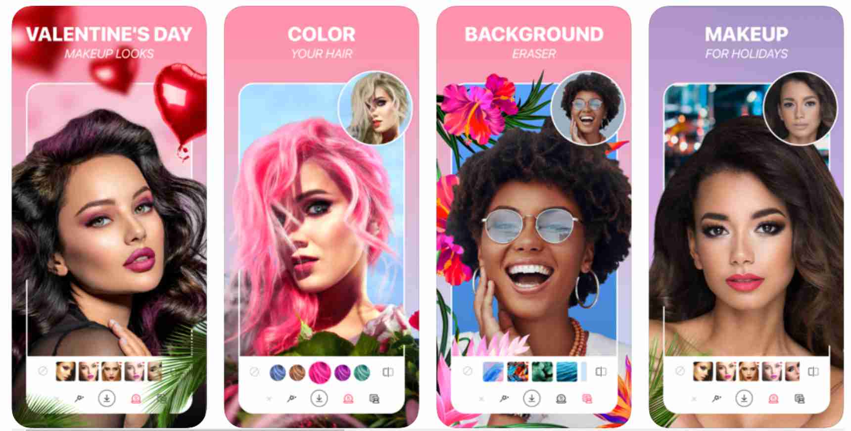 hair color virtual try on app