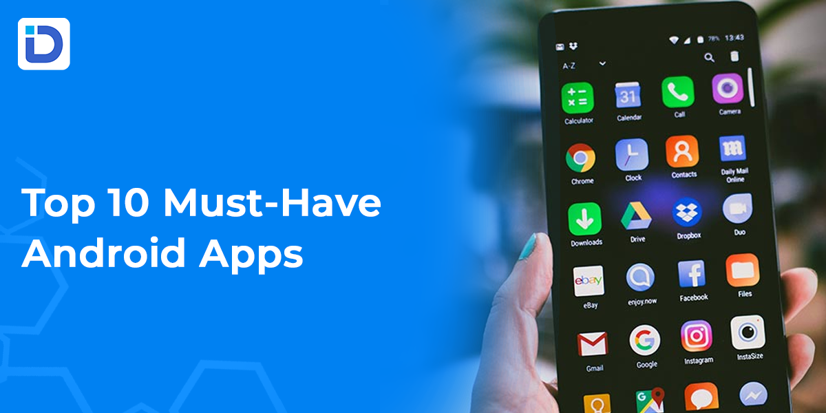 Top 10 android Apps list banner