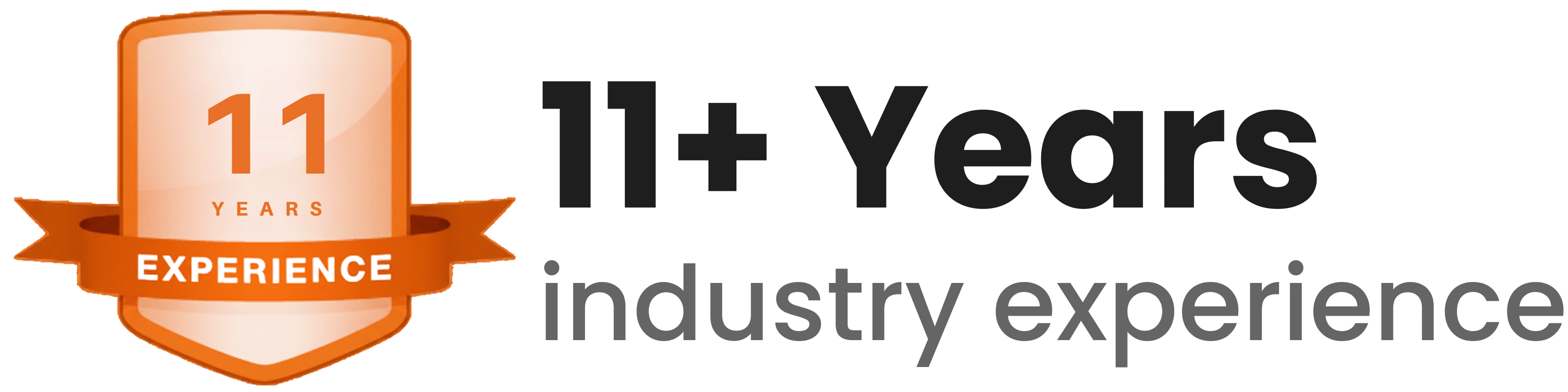 15+ Years industry experience